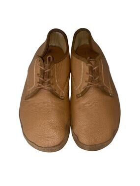Tadeevo Barefoot Minimalist Leather Shoes Brown Lace Up Size 46 (US 12) comfort